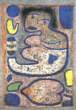 Canción de amor de la Luna Nueva Paul Klee texturizada Pinturas al óleo